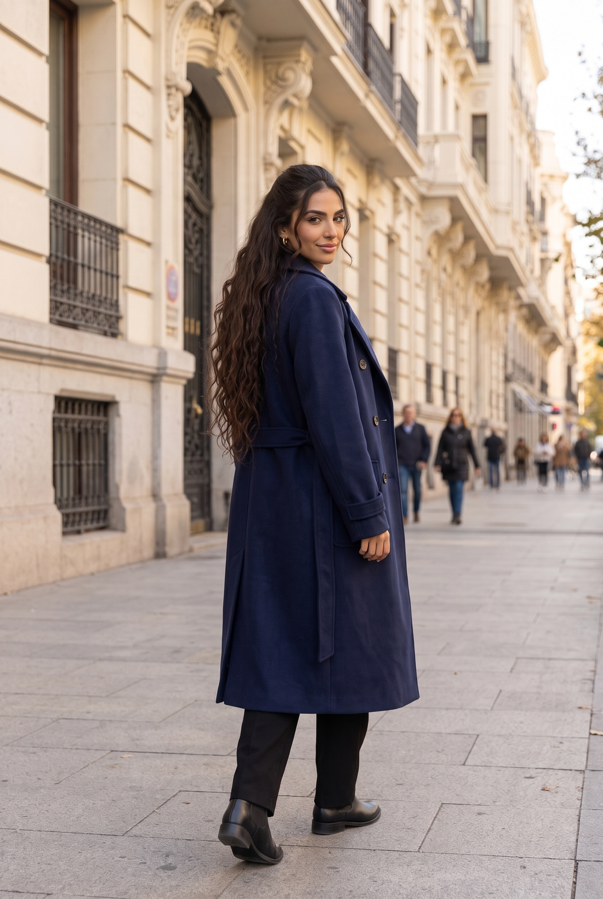 Abrigo Carlota Azul marino