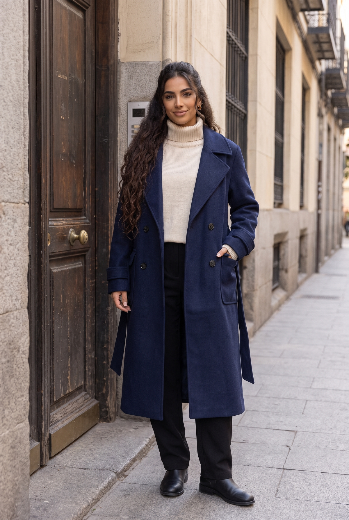 Abrigo Carlota Azul marino