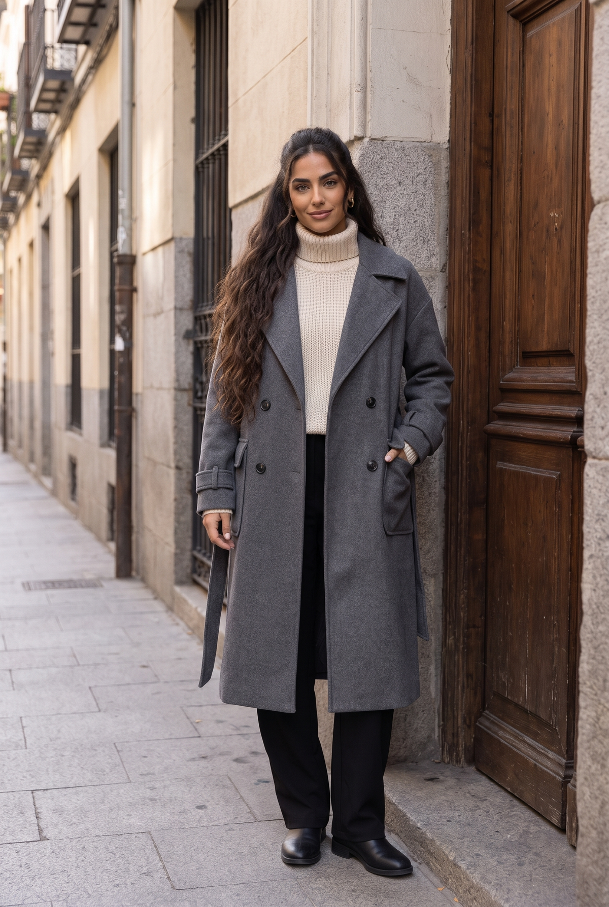 Abrigo Carlota Gris