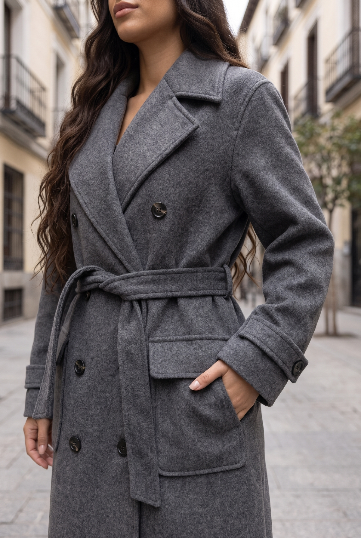 Abrigo Carlota Gris