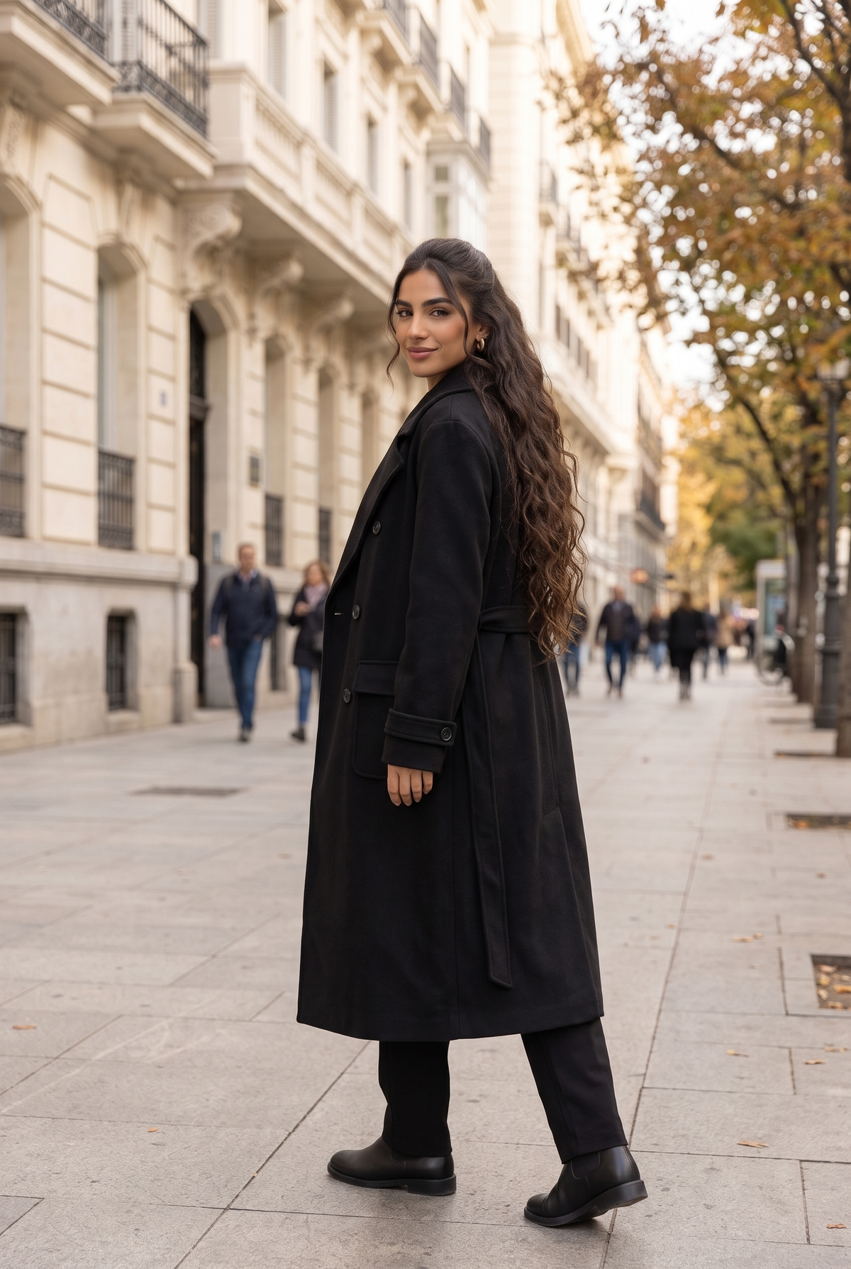 Abrigo Carlota Negro
