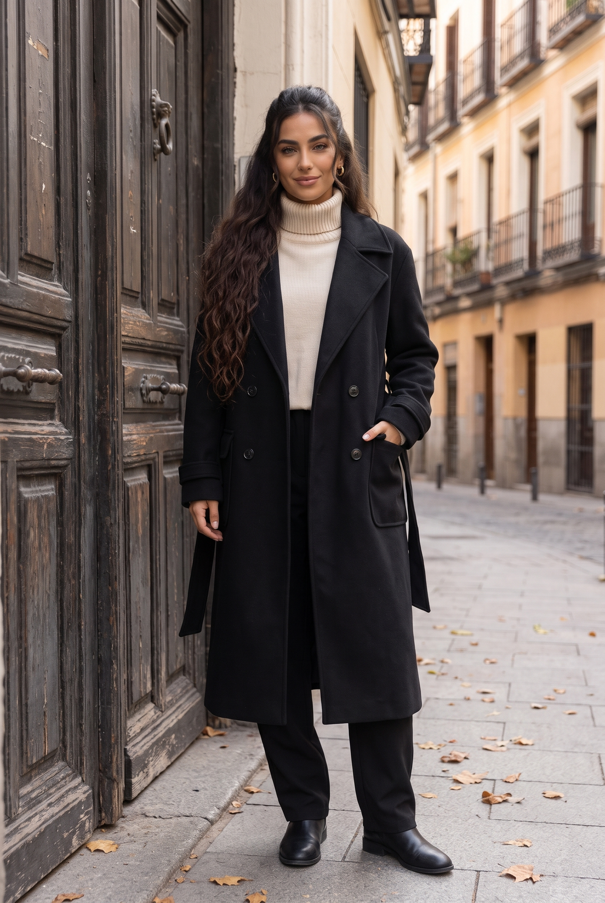 Abrigo Carlota Negro