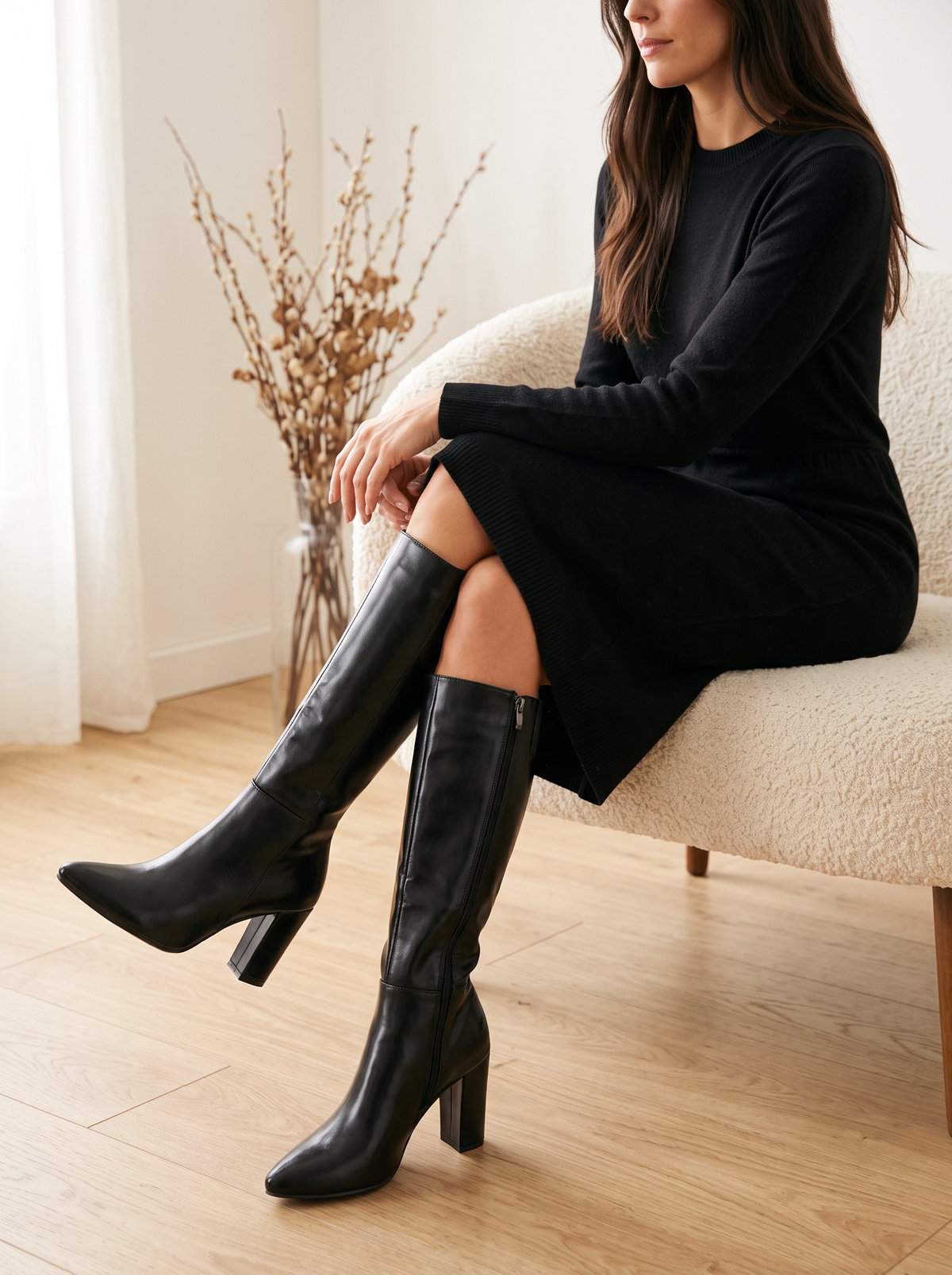 Bota Valentina Negro