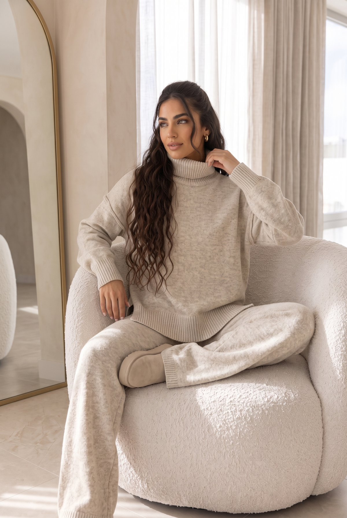 Conjunto Olivia Crema