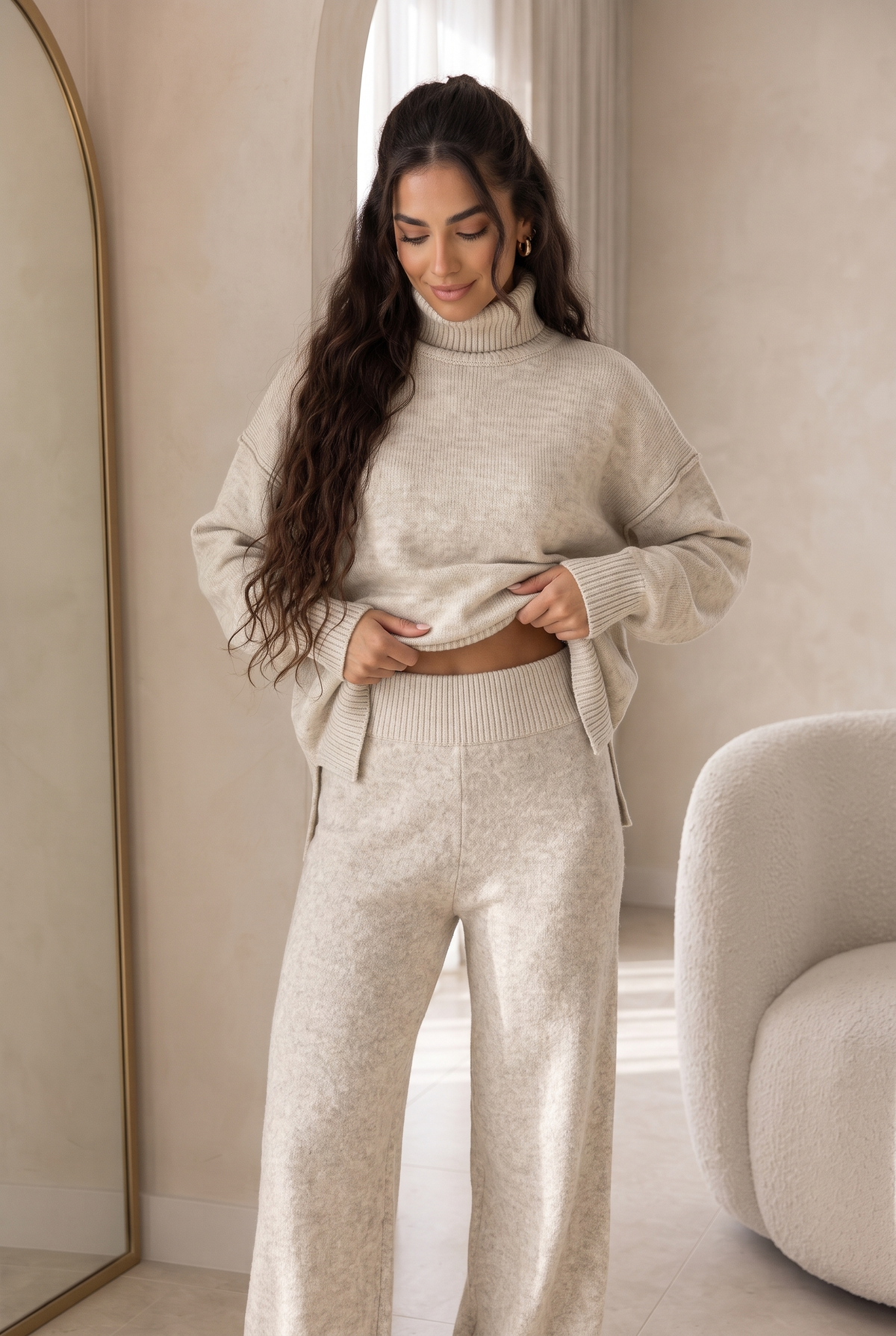 Conjunto Olivia Crema