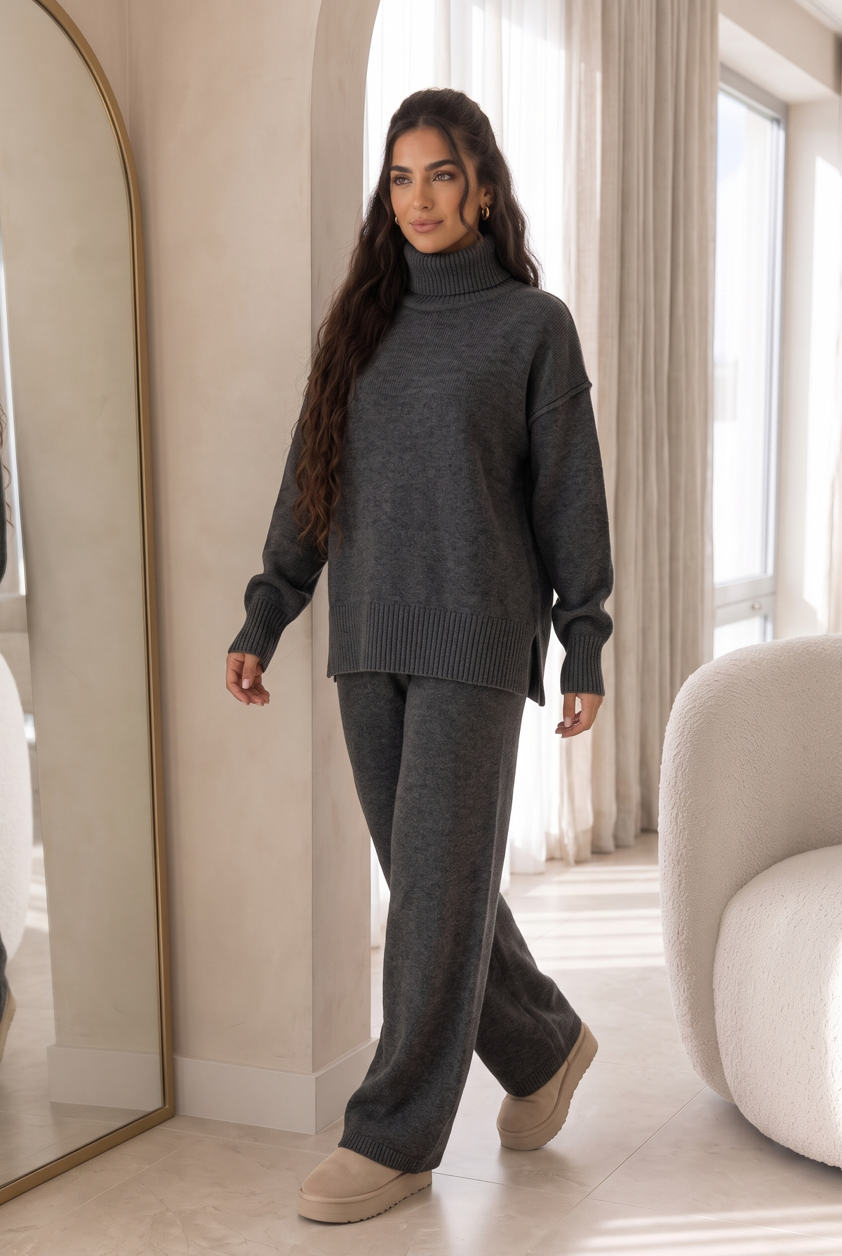 Conjunto Olivia Gris oscuro