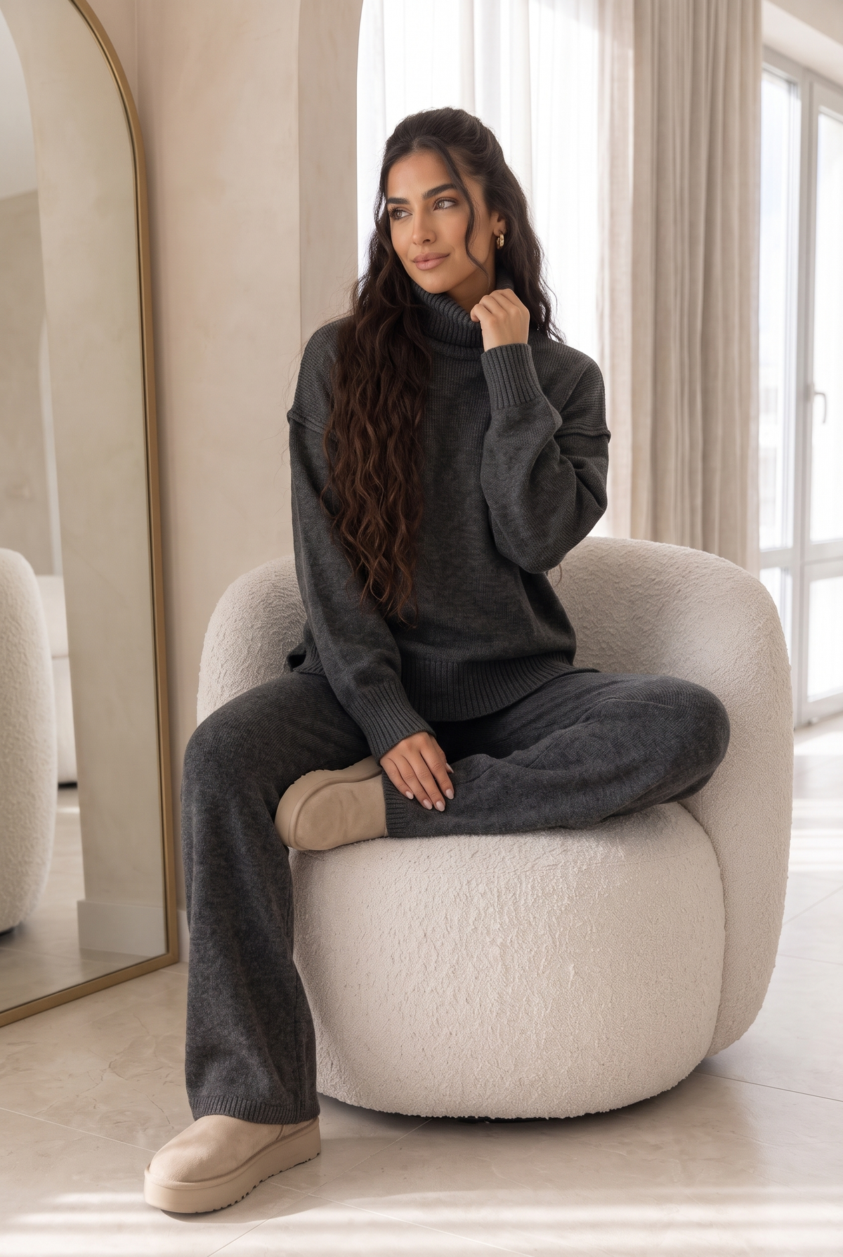 Conjunto Olivia Gris oscuro