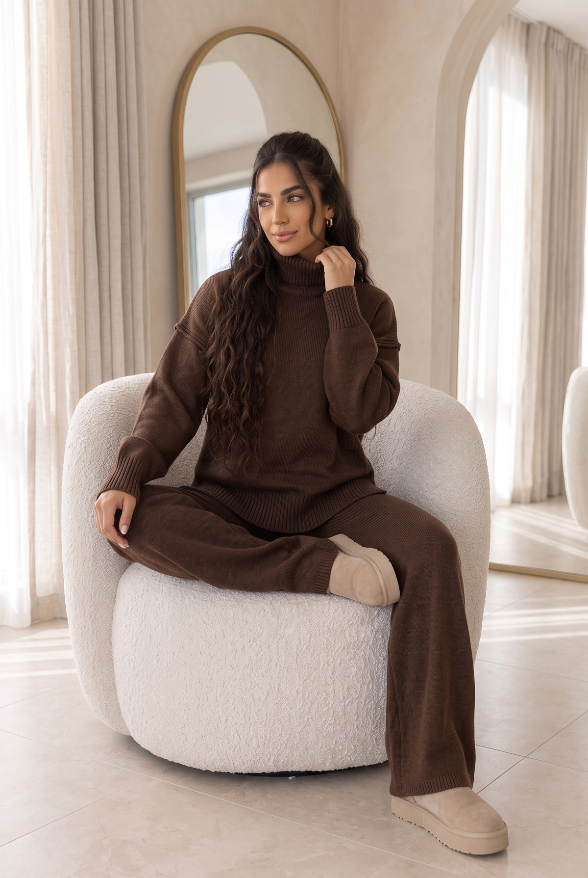 Conjunto Olivia Marrón