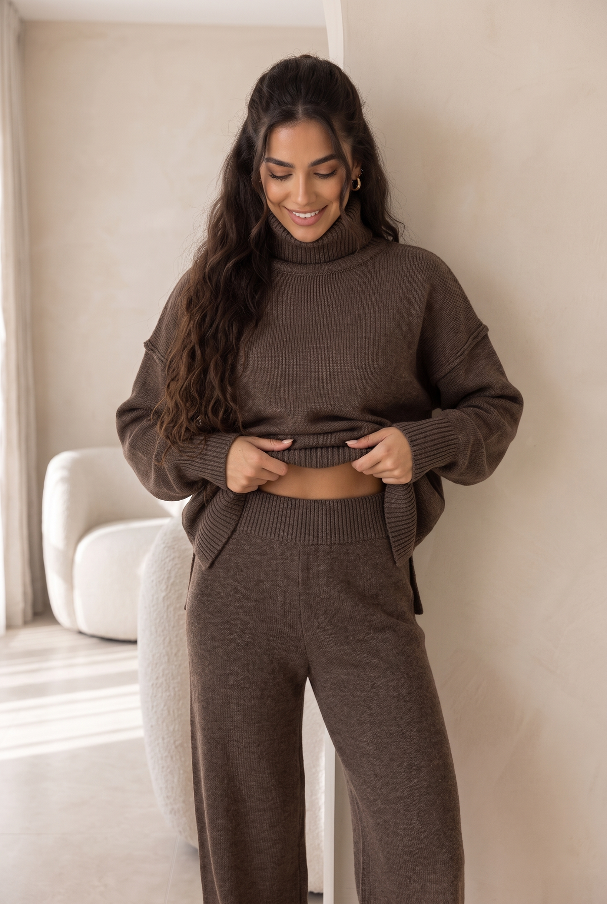 Conjunto Olivia Marrón